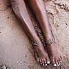Bracelet de cheville vintage pour femme bijoux perles main style Bohème OKKO MODE