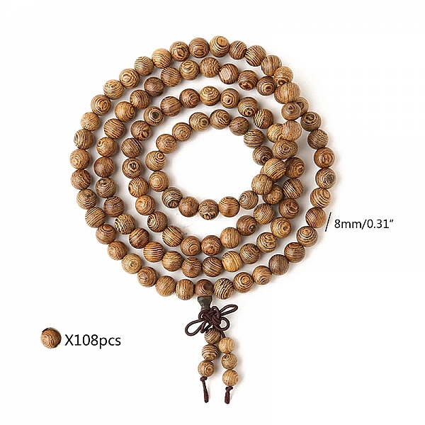 Bracelet de perles bouddhistes pour hommes de perles en bois|5,63 €|OKKO MODE