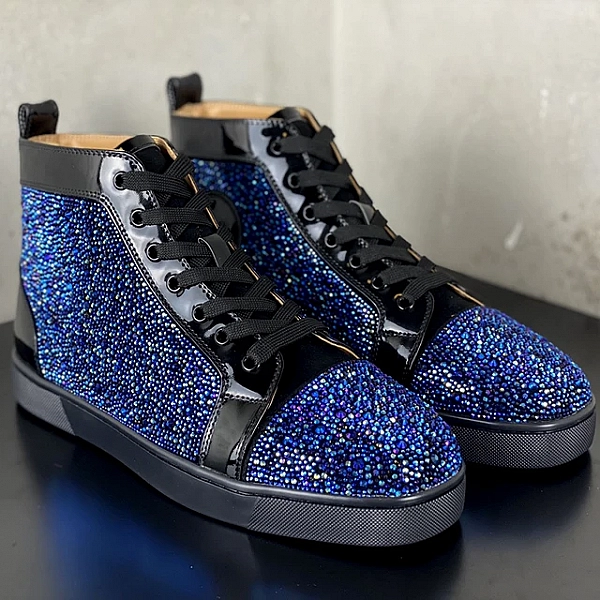 Chaussures de Luxe en Cuir pour Homme et Femme, Baskets Style Croco et Cloutée|214,79 €|OKKO MODE