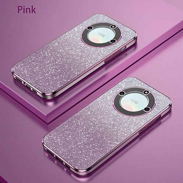 Coque de luxe à paillettes galvanisées pour Huawei Honor X40, étui souple en TPU transparent pour Honor X40i, X9A, Magic 5 Lite|0,89 €|OKKO MODE