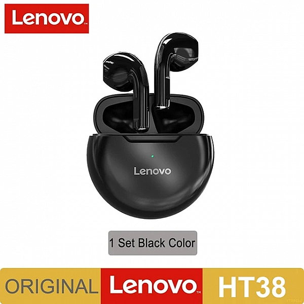 Lenovo HT38 Écouteurs Sans Fil Bluetooth TWS, Mini Casque d'Écoute avec Double Micro, Réduction du Bruit, Stéréo HiFi, IA|4,55 €|OKKO MODE