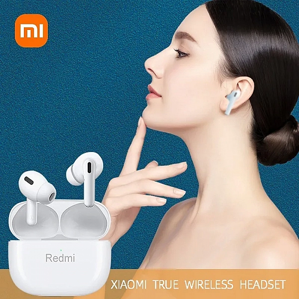 Xiaomi-Écouteurs intra-auriculaires sans fil Bluetooth Redmi avec micro intégré, écouteurs, casques Hifi