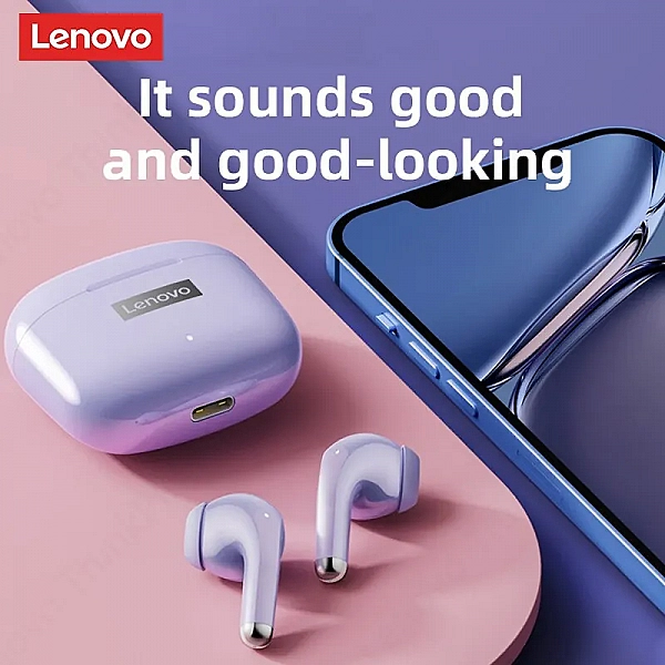Lenovo LP40 Pro Écouteurs Bluetooth 5.0 Sans Fil Sport Casque Étanche Écouteurs avec Micro Tactile TWS Casque|25,07 €|OKKO MODE