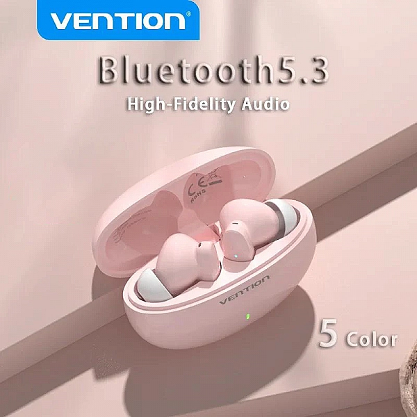 Écouteurs VENTION Haute fidélité sans fil Bluetooth 5.3 avec microphone intégré, casque antibruit intelligent