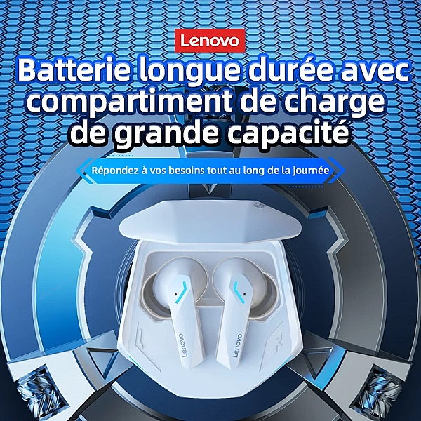 Lenovo Écouteurs sans Fil, Casque D'écoute Bluetooth, Oreillettes à Faible Latence, Appel HD, Double Mode, Casque de Jeu|203,60 €|OKKO MODE