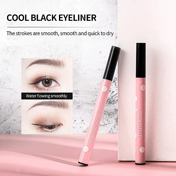 Eyeliner liquide imperméable ultra-fin pour femmes, maquillage coréen, eye-liner lisse rapide, stylo à cils longs et inférieurs|5,50 €|OKKO MODE