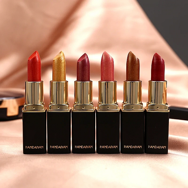 Rouge à lèvres noir brillant, rouge à lèvres perle clip stick 9 couleurs disponibles|3,11 €|OKKO MODE