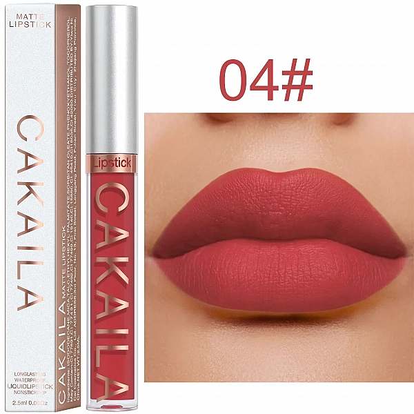 Rouge à lèvres liquide mat de longue durée 18 couleurs, résistant à l'eau|3,05 €|OKKO MODE