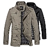 OKKO MODEParka longue coupe-vent pour hommes, vestes d'hiver chaudes, manteau de loisir, vêtements optiques, livraison directe, 2024