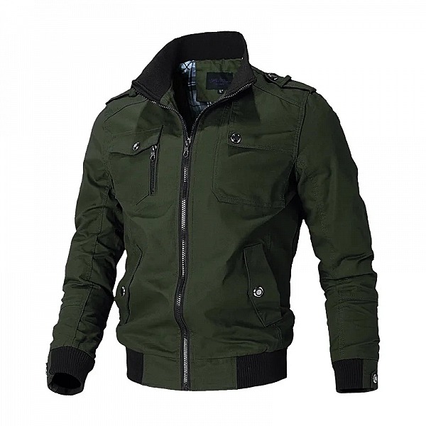 Veste Bomber coupe-vent décontractée pour homme, manteau à la mode, style militaire Slim, nouvelle collection printemps-automne|26,03 €|OKKO MODE