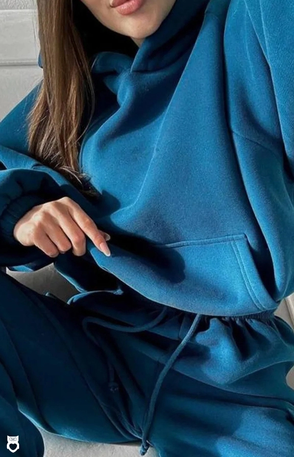 Survêtement à capuche femme, Noir, Marron, Blanc, Bleu, ensembles sweats avec poches, pantalon jogging, tenues de sport 2024|22,80 €|OKKO MODE