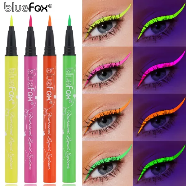 Eyeliner Liquide Fluorescent UV Brcorporelle, Maquillage Halloween Longue Durée, 6 Couleurs|11,15 €|OKKO MODE