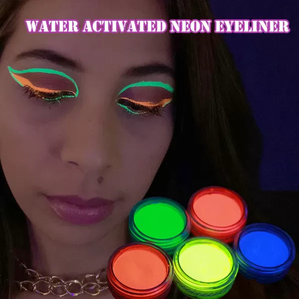 Peinture fluorescente pour le visage, UV, à base d'eau, Eyeliner, Hydra, produit de maquillage|2,49 €|OKKO MODE