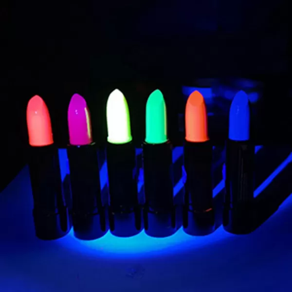 Rouge à lèvres néon structurels ent réactif à la lumière noire UV, maquillage pour le visage, peinture pour le corps, lueur dans|4,40 €|OKKO MODE