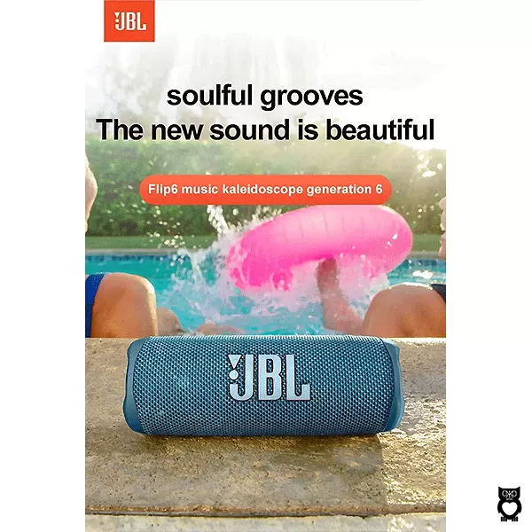 JBL-Haut-parleur Bluetooth Flip6, Enceinte portable Étanche IPX7, Basse stéréo extérieure Caisson, Musique en voiture|29,38 €|OKKO MODE