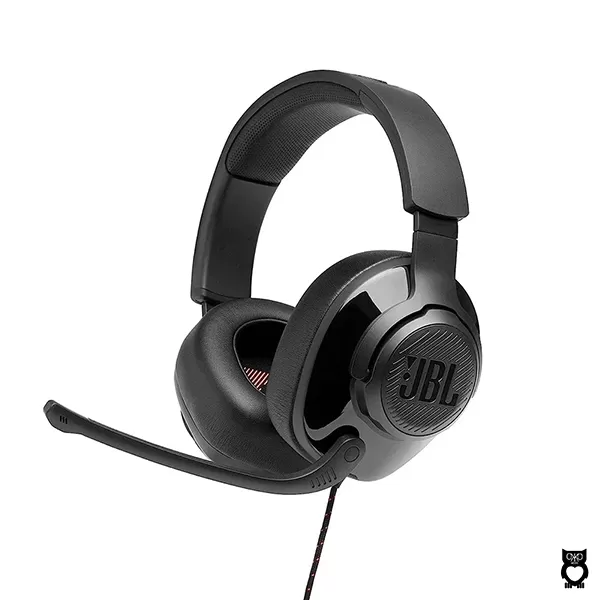 OKKO MODE|JBL-Casque de jeu Quantum200 noir avec micro rabattable, fonction contrôle du volume, studio supra-auriculaire filaire DJ Q200