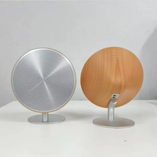 Haut-parleur rétro Bluetooth en bois avec surface tactile, caisson de basses, audio vintage haute fidélité, stéréo de bureau|104,67 €|OKKO MODE