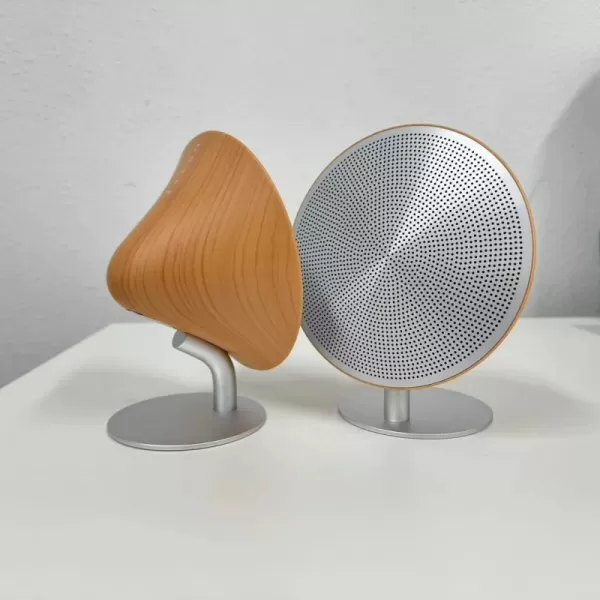 Haut-parleur rétro Bluetooth en bois avec surface tactile, caisson de basses, audio vintage haute fidélité, stéréo de bureau|104,67 €|OKKO MODE