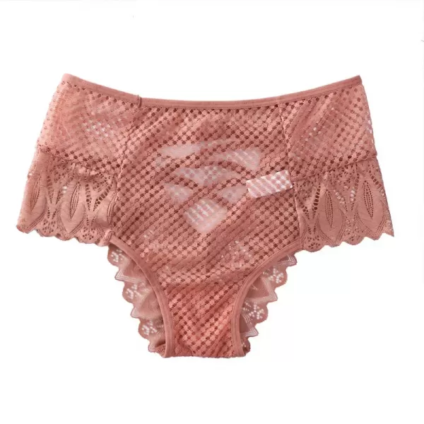 Sous-vêtement en dentelle taille haute pour femme, culotte à bretelles croisées, grand slip sexy|2,96 €|OKKO MODE