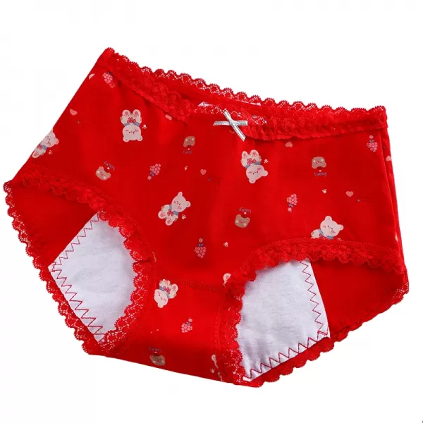 Ensemble de sous-vêtements menstruels étanches pour femmes, culottes pour femmes, flux très abondant, coton, lingerie sexy|4,59 €|OKKO MODE