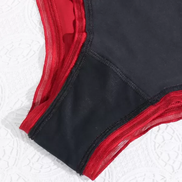 Culotte Menstruelle pour Femme, Sous-Vêtement 4 Couches, Grande Taille, Absorption de Flux, Étanche, Lingerie Hygiénique Physiol|4,37 €|OKKO MODE