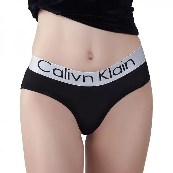 Culotte à ceinture argentée élastique pour femme, sous-vêtement imprimé lettre, sexy, sans couture|20,06 €|OKKO MODE