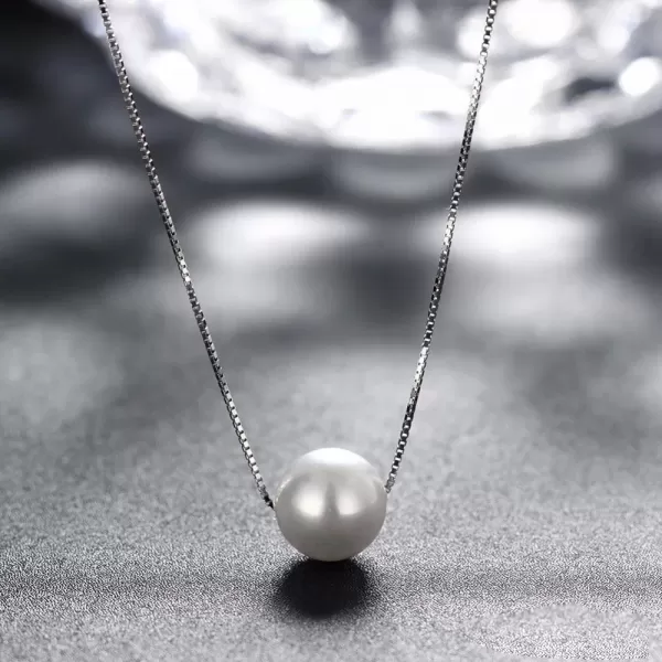 Perles véritables en argent 925 : Collier élégant pour femme tendance et subtil!|3,47 €|OKKO MODE