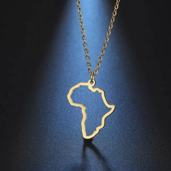 Pendentif Carte Afrique : Bijou Unique et Symbolique pour Hommes & Femmes|3,48 €|OKKO MODE