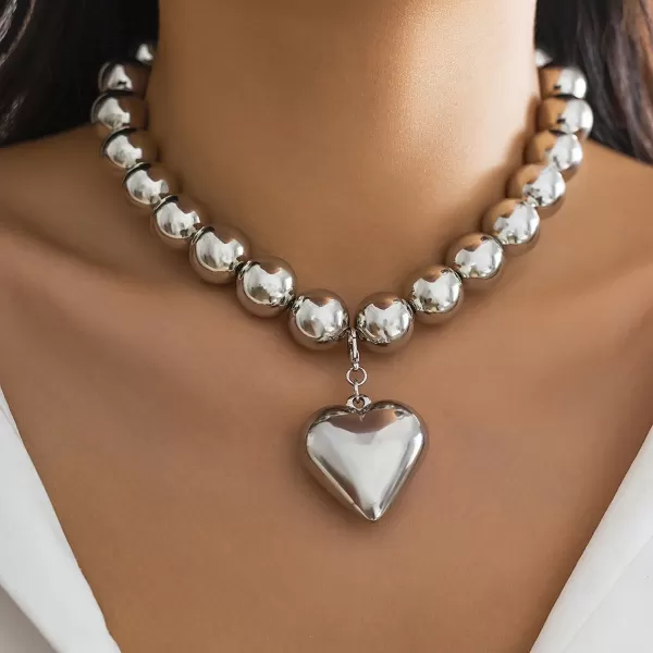 Ras du cou Cœur Vintage : Offrez l'Amour Ultime avec ce Collier Unisexe !|9,44 €|OKKO MODE