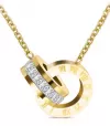 Bijou de mariage : Luxueux collier en acier inoxydable|4,62 €|OKKO MODE