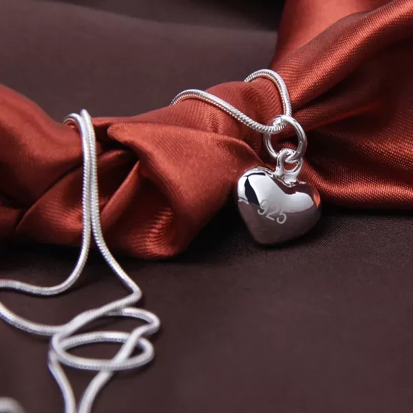 Amour Éternel : Collier Cœur Argent 925 pour Femme - Idéal à Offrir|2,87 €|OKKO MODE