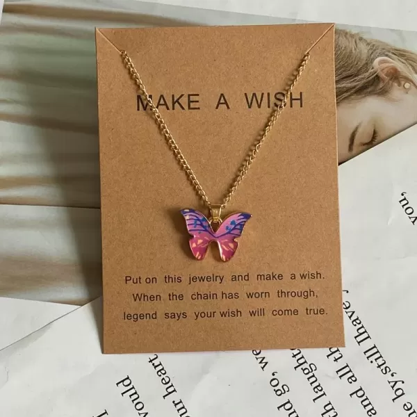 Collier Papillon Style Coréen : Cadeau Émouvant pour Chérie !|2,13 €|OKKO MODE