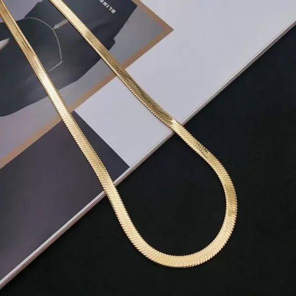 Collier Argent 925 & Or 18 Carats : Cadeau Luxueux pour Femme Élégante|4,15 €|OKKO MODE