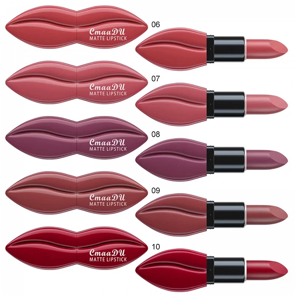 Rouges à lèvres nude longue tenue waterproof - Des couleurs sexy et veloutées pour un maquillage irrésistible !|2,30 €|OKKO MODE
