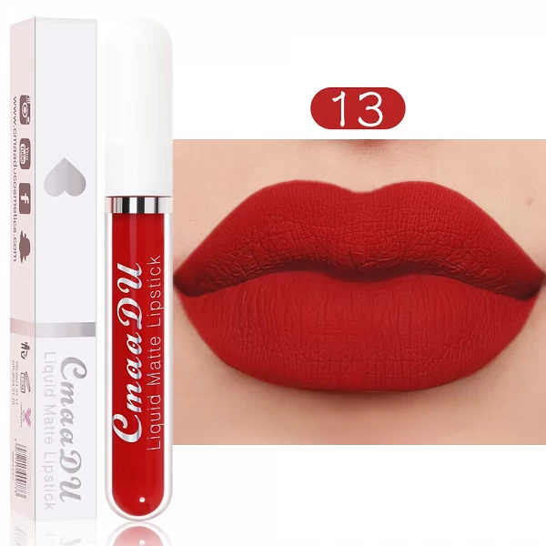 "Découvrez le rouge à lèvres liquide velours longue durée, votre allié beauté infaillible pour des lèvres éclatantes et |3,47 €|OKKO MODE
