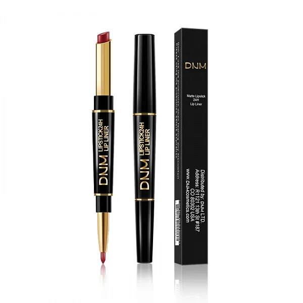 "Crayon à lèvres double tête : Ultra-longue tenue, teinte sexy - Sublimez votre beauté avec ce stylo waterproof haut de gamm|2,77 €|OKKO MODE