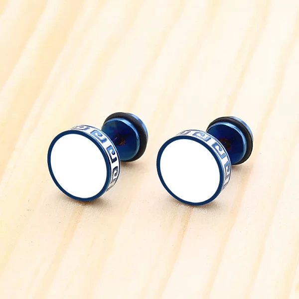 Acier Titane : Boucles d'oreilles Unisexes Vintage à découvrir !|1,94 €|OKKO MODE