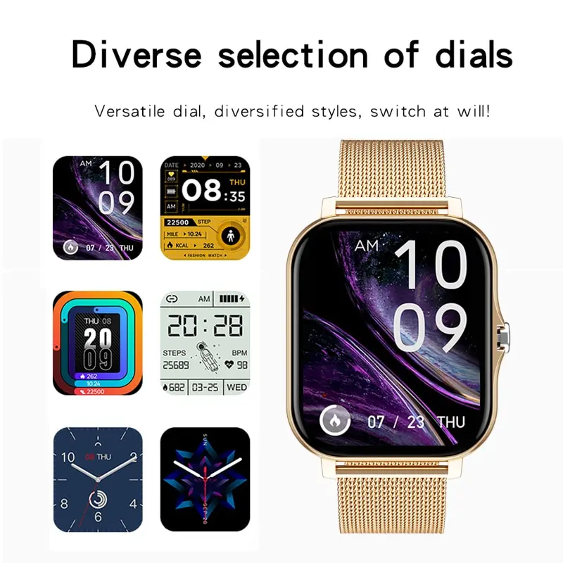 Montre intelligente de sport à écran tactile homme et femme LIGE, montres de fitness, appels Bluetooth|13,38 €|OKKO MODE