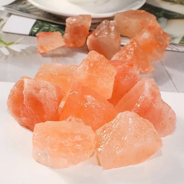 Pierre naturelle de guérison au sel orange, roches naturelles, spécimen de cristal pour la décoration intérieure, 100g|3,59 €|OKKO MODE