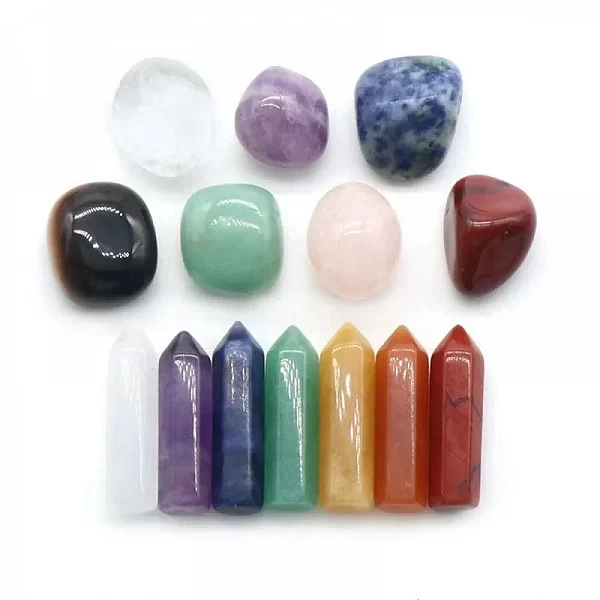 Clip de Quartz Naturel Chakra, Charbon de Guérison, Hexagone, Pierre Précieuse de Guérison, Méditation|10,08 €|OKKO MODE