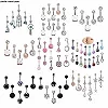 Lot d'anneaux de nombril pendants mignons, piercing au nombril, ensemble d'anneaux de nombril sexy, bijoux en vrac, 14g, 5 pièce|2,99 €|OKKO MODE