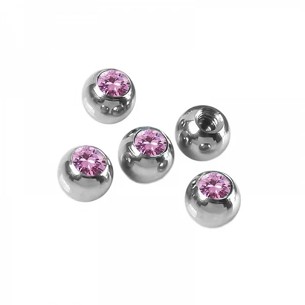 Boule de Piercing en Acier Inoxydable, 10 Pièces, 14G, 16G, 2, 3, 4, 5, 6mm, DIY, Jules, Eyeblogug, Langue, Ventre, Nombril, Ann|2,99 €|OKKO MODE