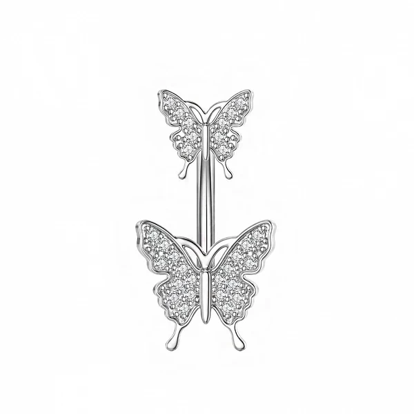 Pendentif papillon tendance, anneaux de nombril Sexy, 1 pièce, Piercing, bijoux gothiques, bijoux de mariage|3,59 €|OKKO MODE