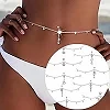 Anneau de nombril en cristal d'acier inoxydable pour les femmes, bijoux de piercing de nombril sexy, anneau de nombril de taille|4,49 €|OKKO MODE