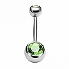 Anneaux de nombril en titane sexy, piercing au nombril, bijoux de corps, 14g, ASTM F136, G23 Premium, TD14|6,01 €|OKKO MODE