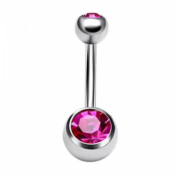 Anneaux de nombril en titane sexy, piercing au nombril, bijoux de corps, 14g, ASTM F136, G23 Premium, TD14|6,01 €|OKKO MODE