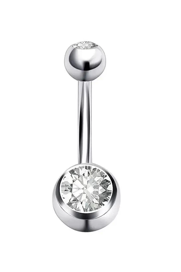 Anneaux de nombril en titane sexy, piercing au nombril, bijoux de corps, 14g, ASTM F136, G23 Premium, TD14|6,01 €|OKKO MODE