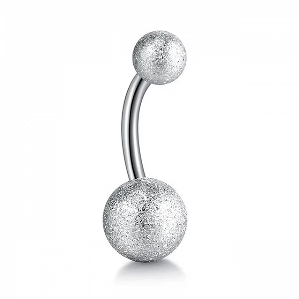 Anneau de nombril en acier CZ pour femmes, générateur de nombril, piercing au nombril, bijoux de corps sexy, 14G, 1PC|1,79 €|OKKO MODE