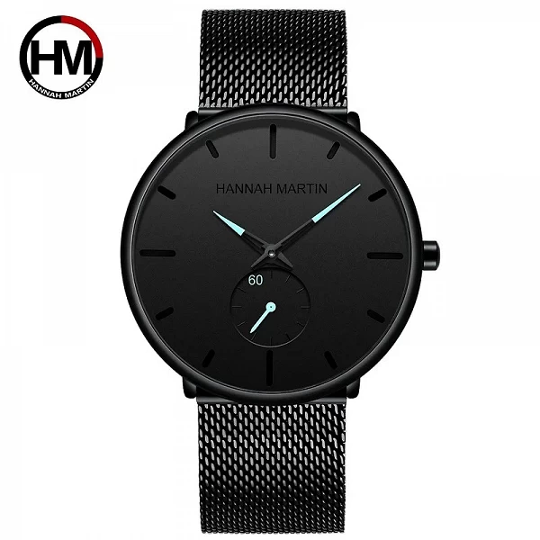 Montre à quartz étanche pour homme, acier inoxydable, maille, petit cadran, marque supérieure, luxe, design simple, mode, livrai|16,80 €|OKKO MODE