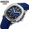 NIBOSI-Montre de sport réveiller ANAUT en acier inoxydable pour homme, marque de luxe, à quartz, étanche, Shoous|23,85 €|OKKO MODE